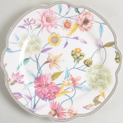Daisy and Bird Salad Plate by Grace\'s Teaware
