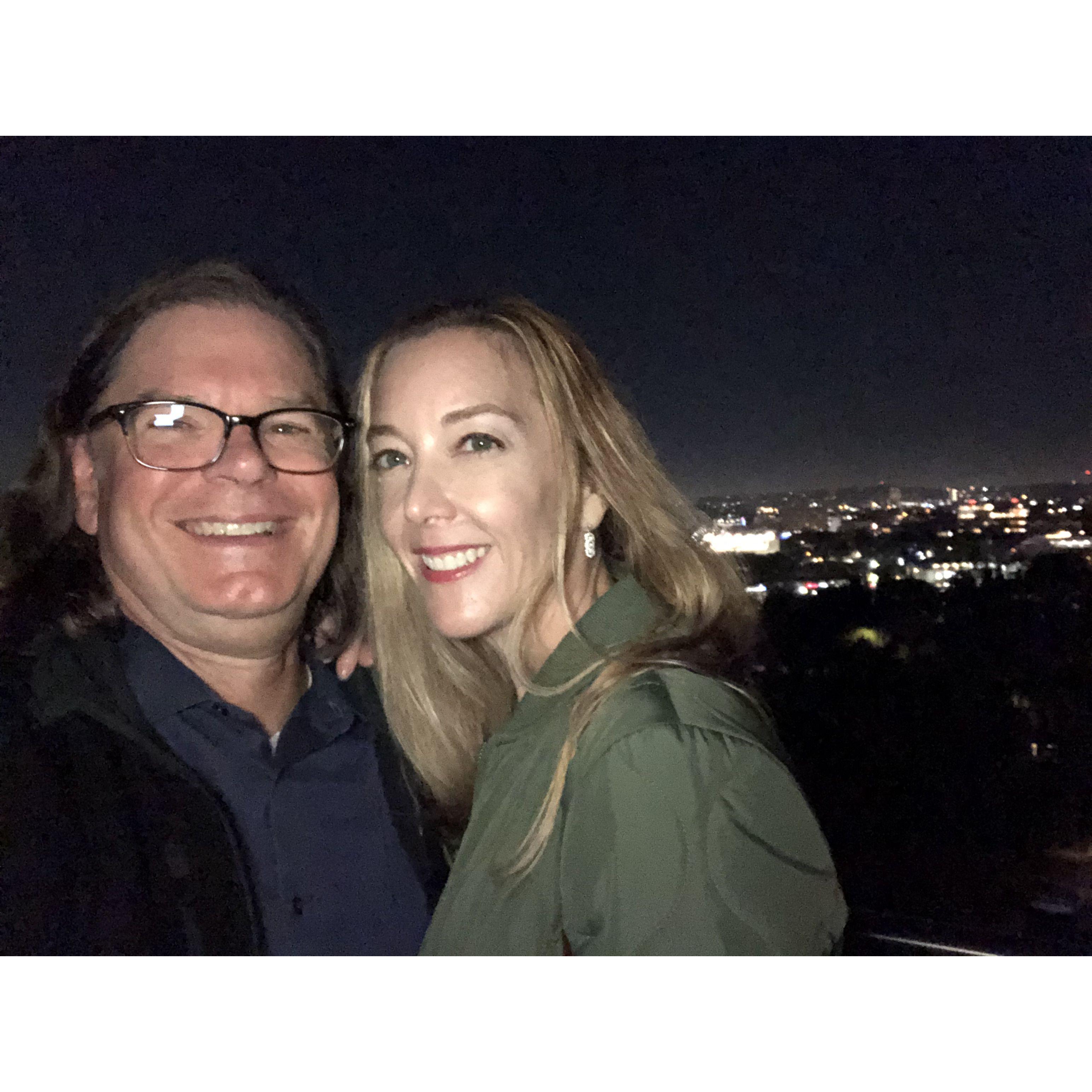 West Hollywood at night