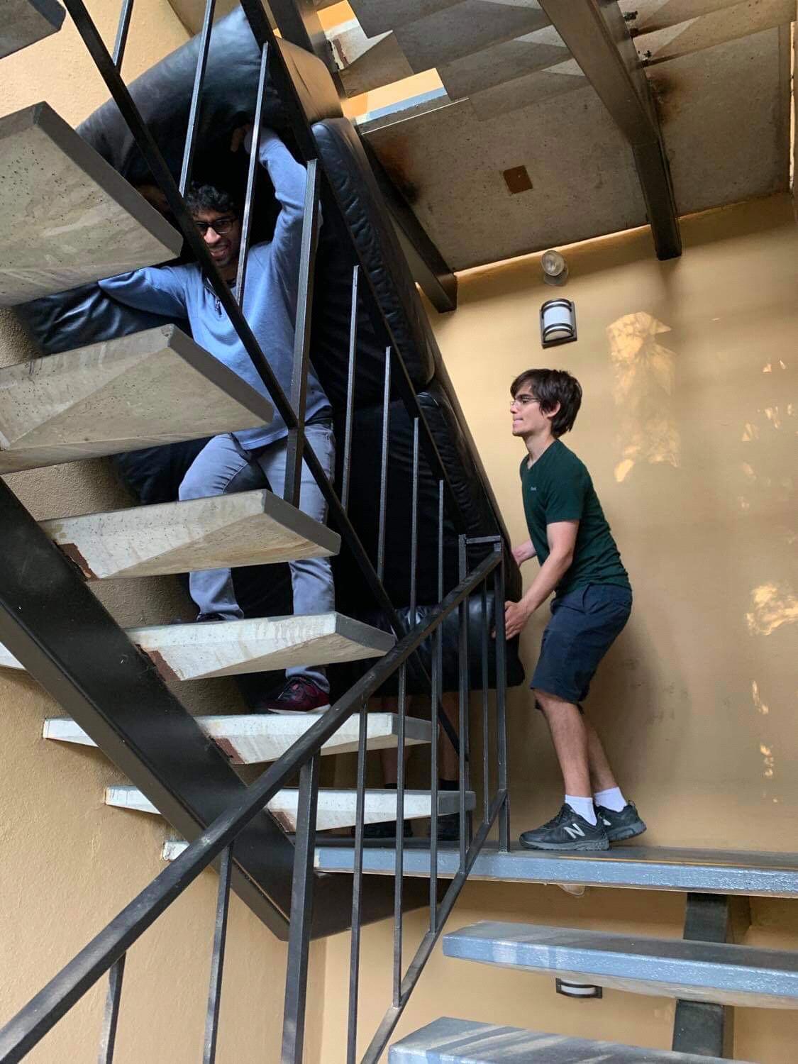 (Fall 2019) Kinjal starts working full-time in the Bay Area. Avi moves from Seattle to Bay Area to be with Kinjal! Avi helping Kinjal move into her apartment!