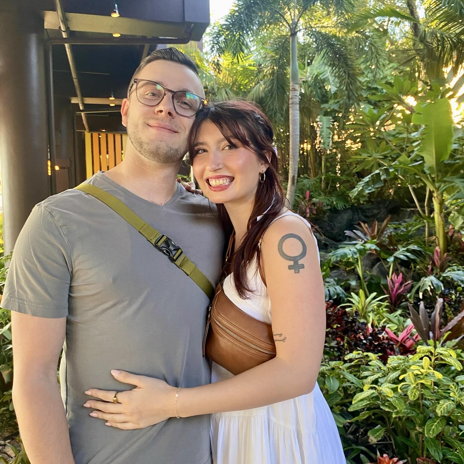 Rick's first trip to Disney for Isa's birthday in 2024. We both cried on the Star Wars ride.