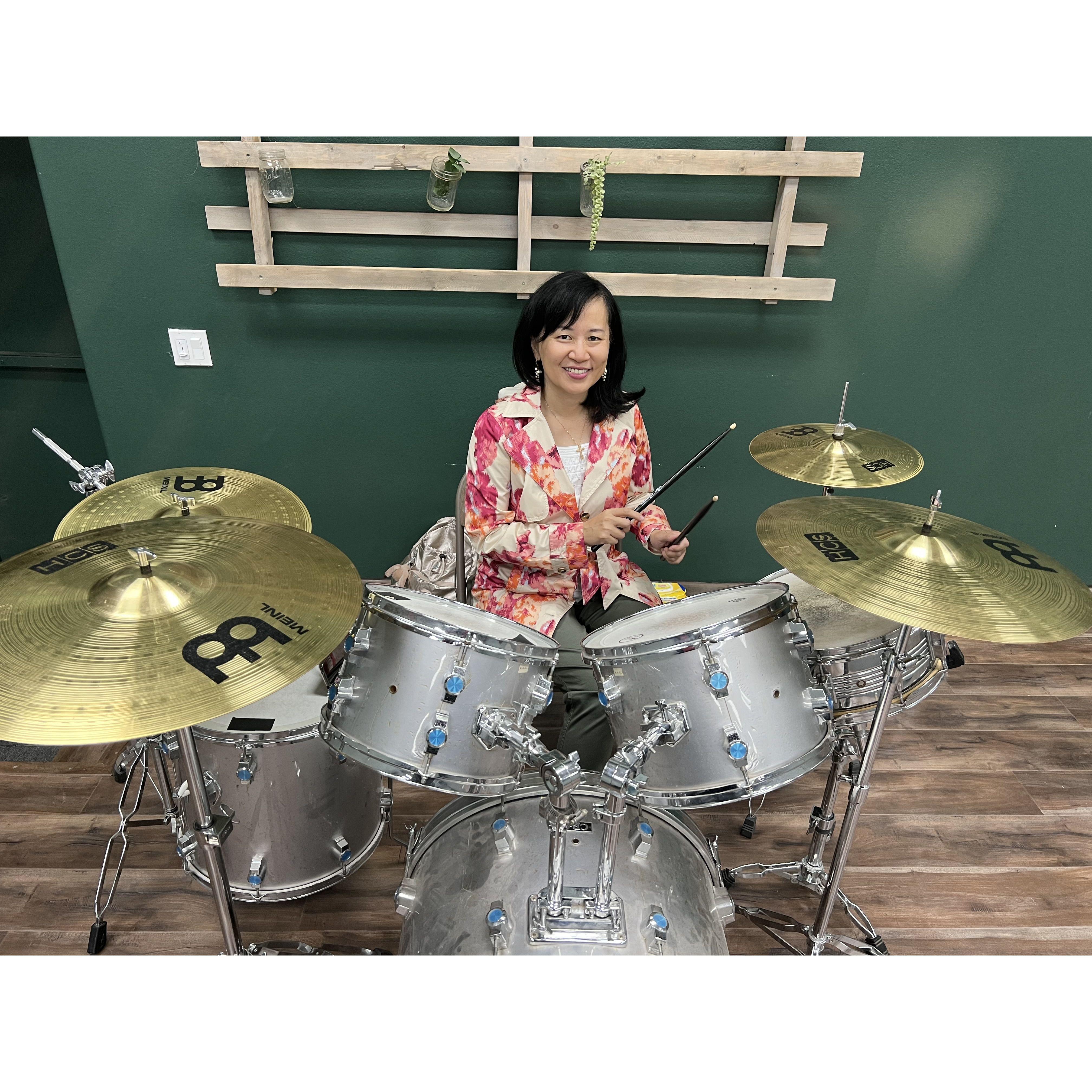 I am the worship drummer