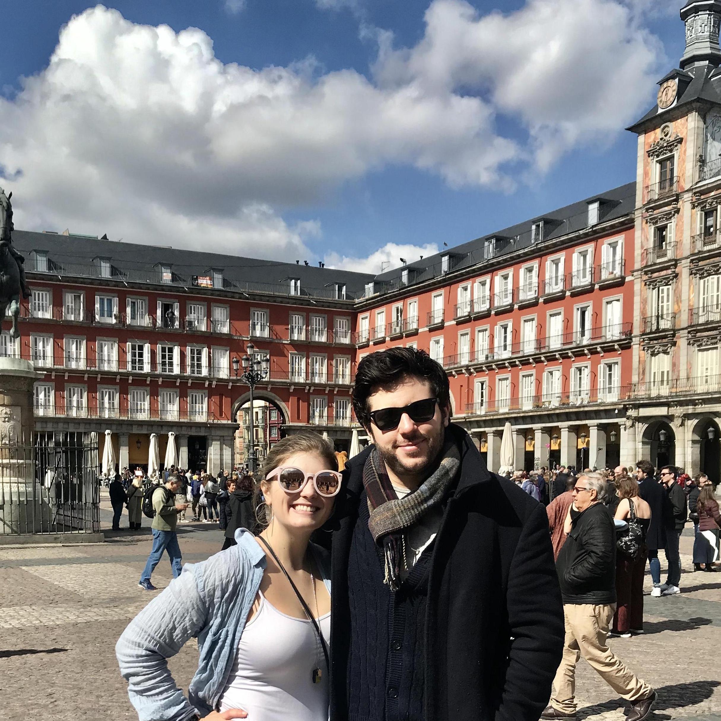 Wandering through Madrid's Plaza Mayor in Spain
2019