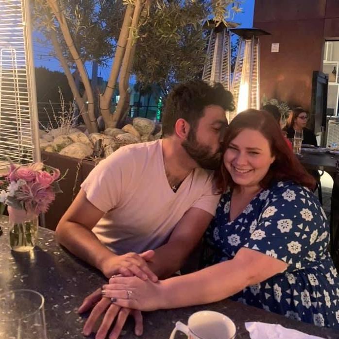 Celebrating at Dinner!