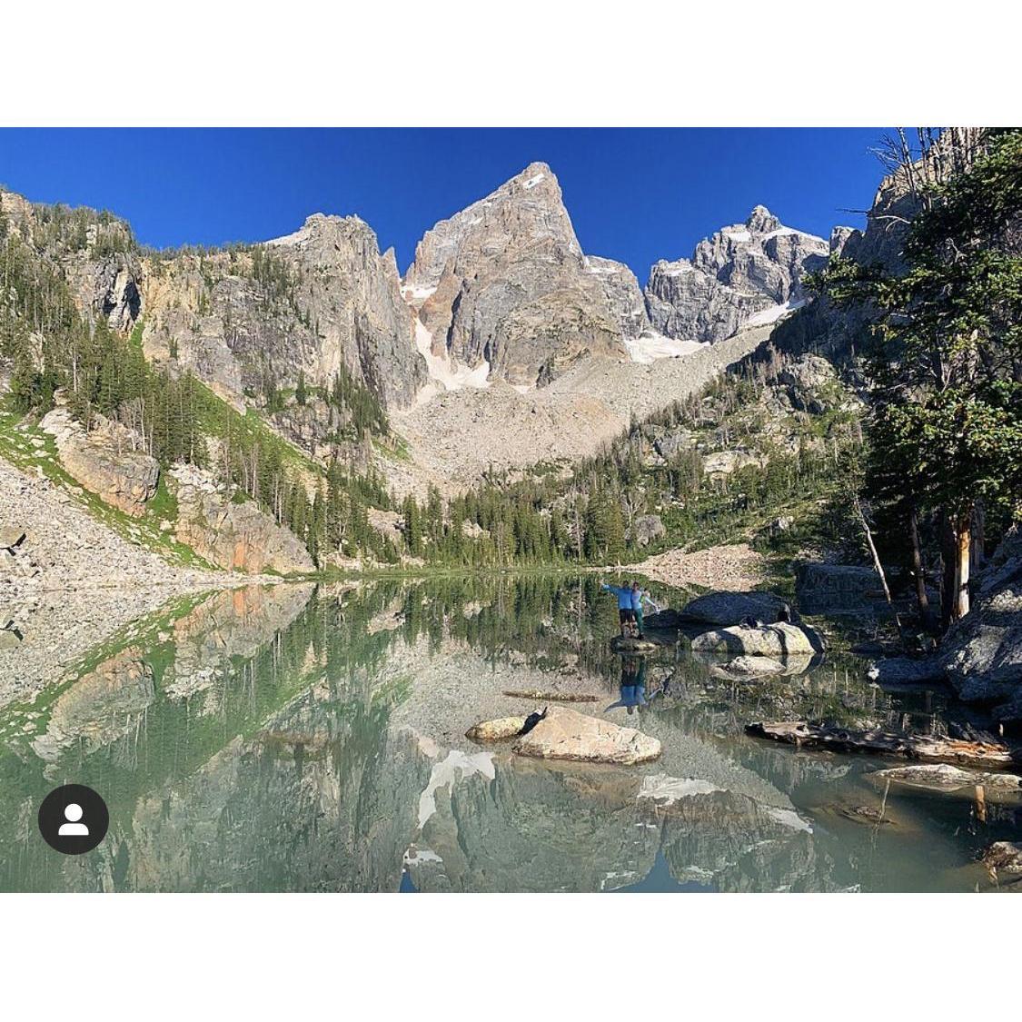 Hiking to glacier lakes- Jackson Hole, WY
