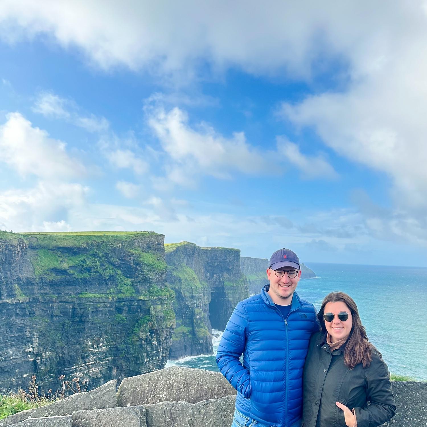 The Cliffs of Moher, Ireland. Only 2 hours of sunshine that day 🌈 September 2023