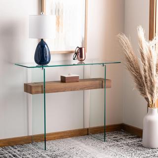 Kayley Modern Glass Console Table