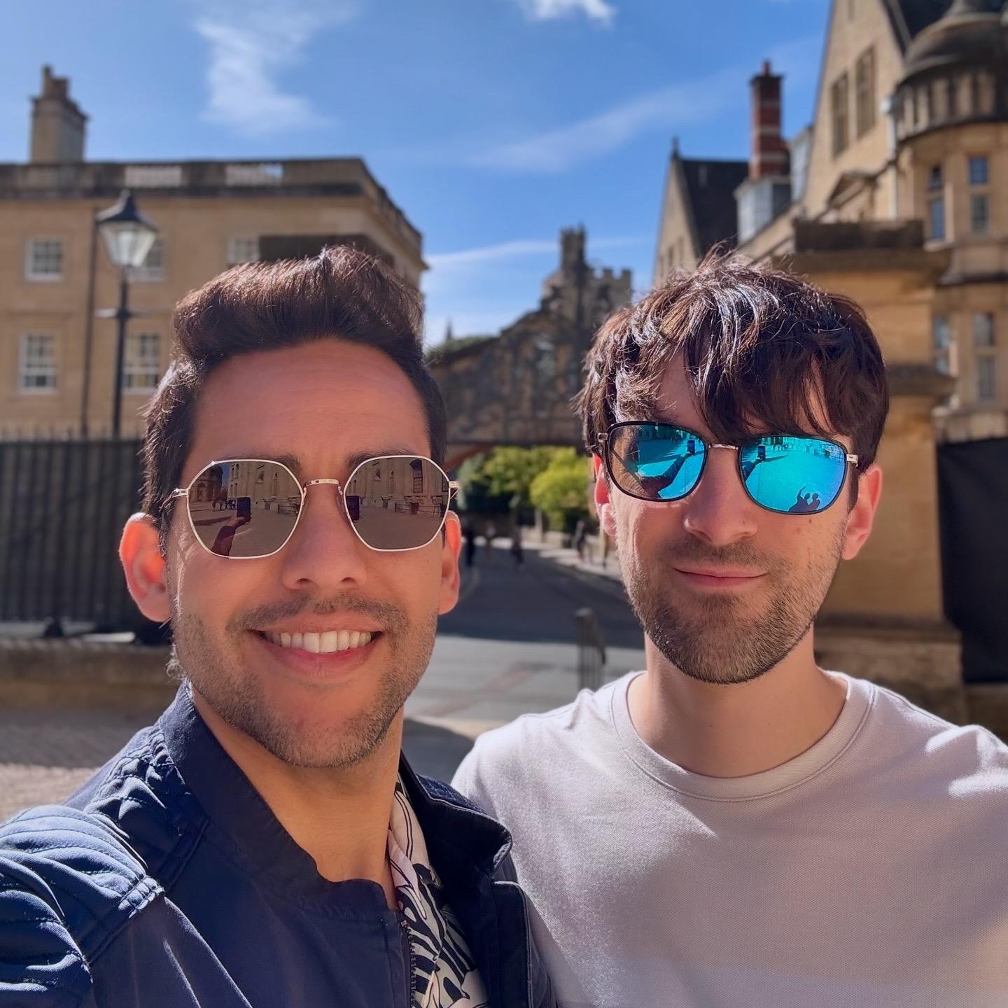 In addition to hiking, we love spending time in museums. Steven is able to recall most facts even if he reads them only once! This picture was taken at the Victoria and Albert Museum in London.