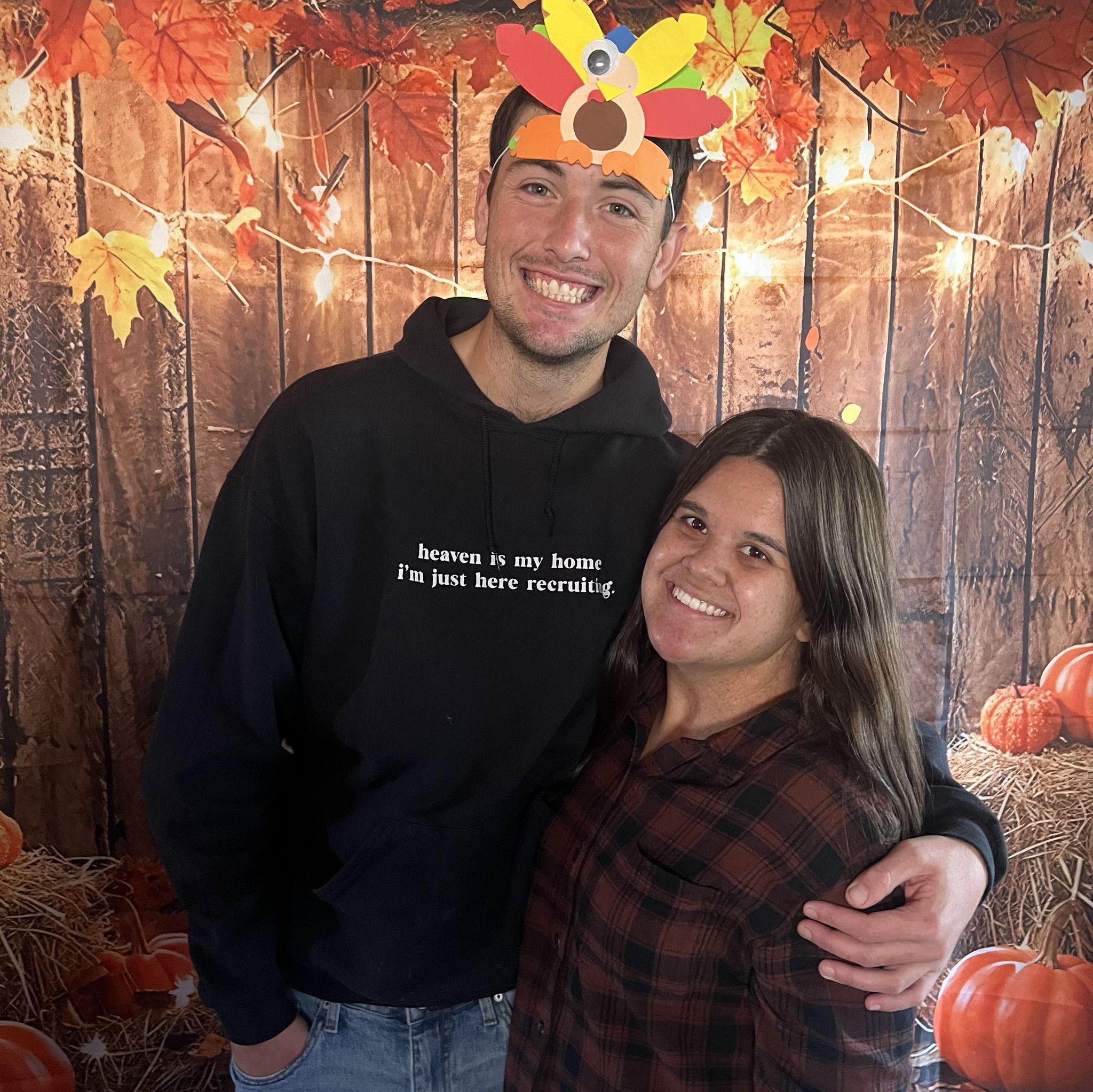 Our first Thanksgiving.