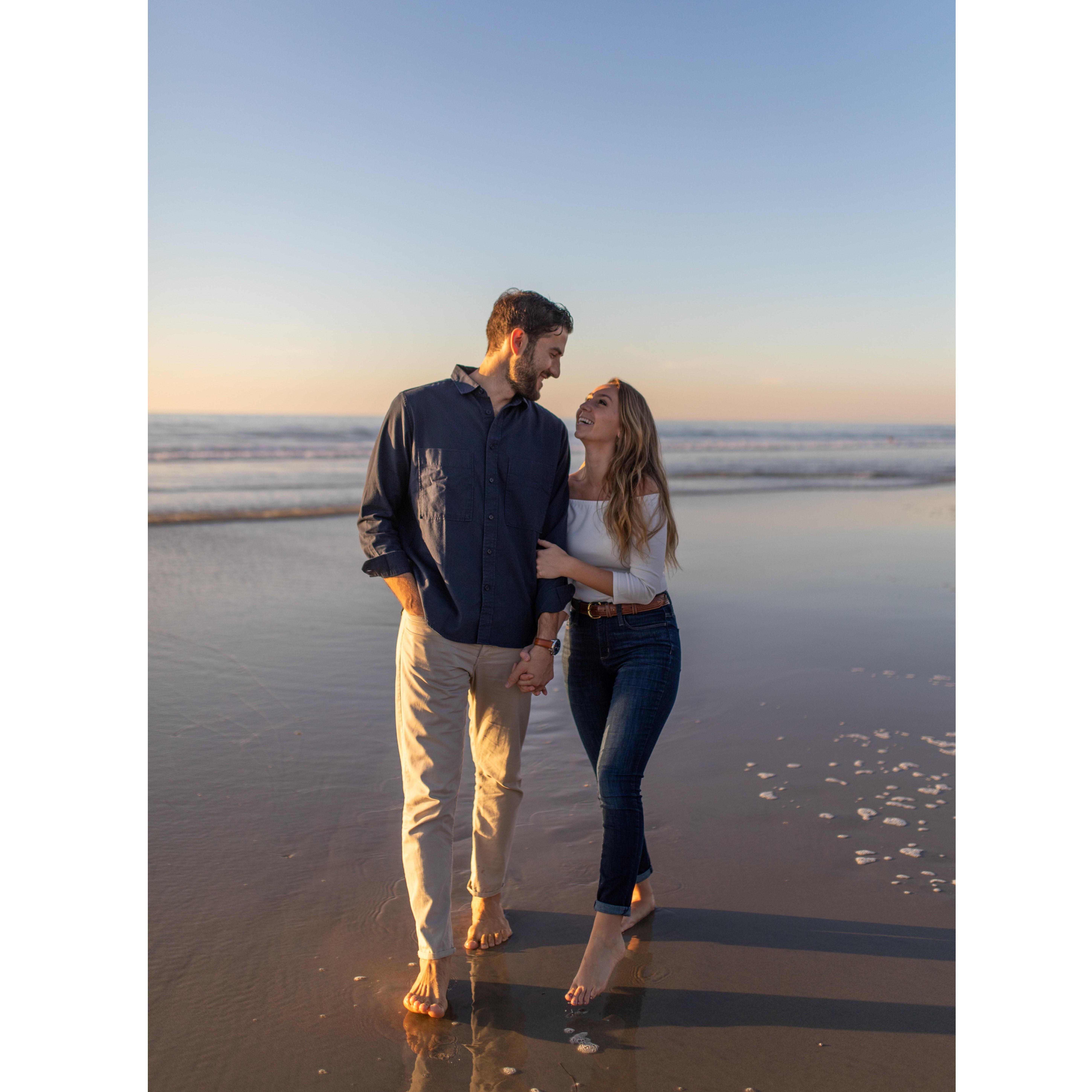Enjoying a beautiful day at Del Mar beach, with a photographer :)