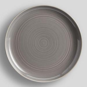 Joshua Dinner Plate, Set of 4; Color: Gray