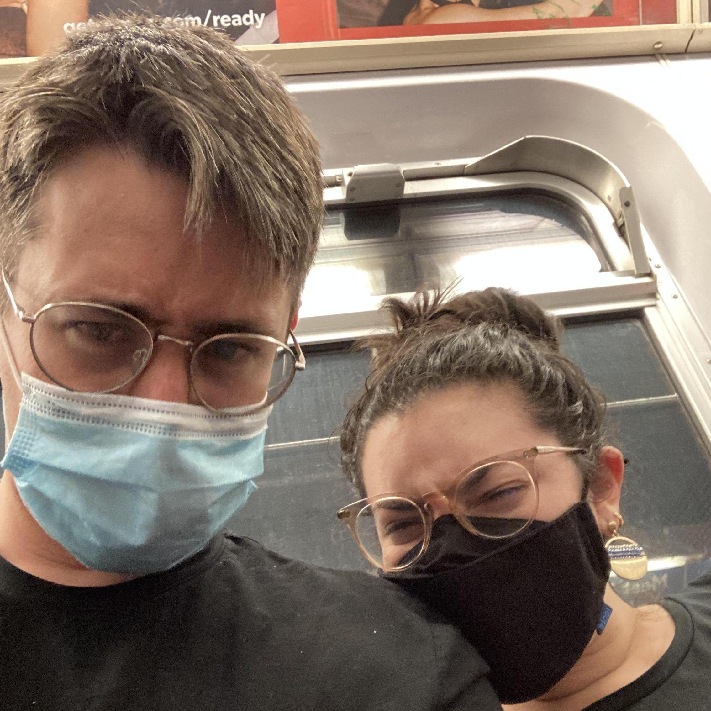 On the subway, Circa mid-pandemic