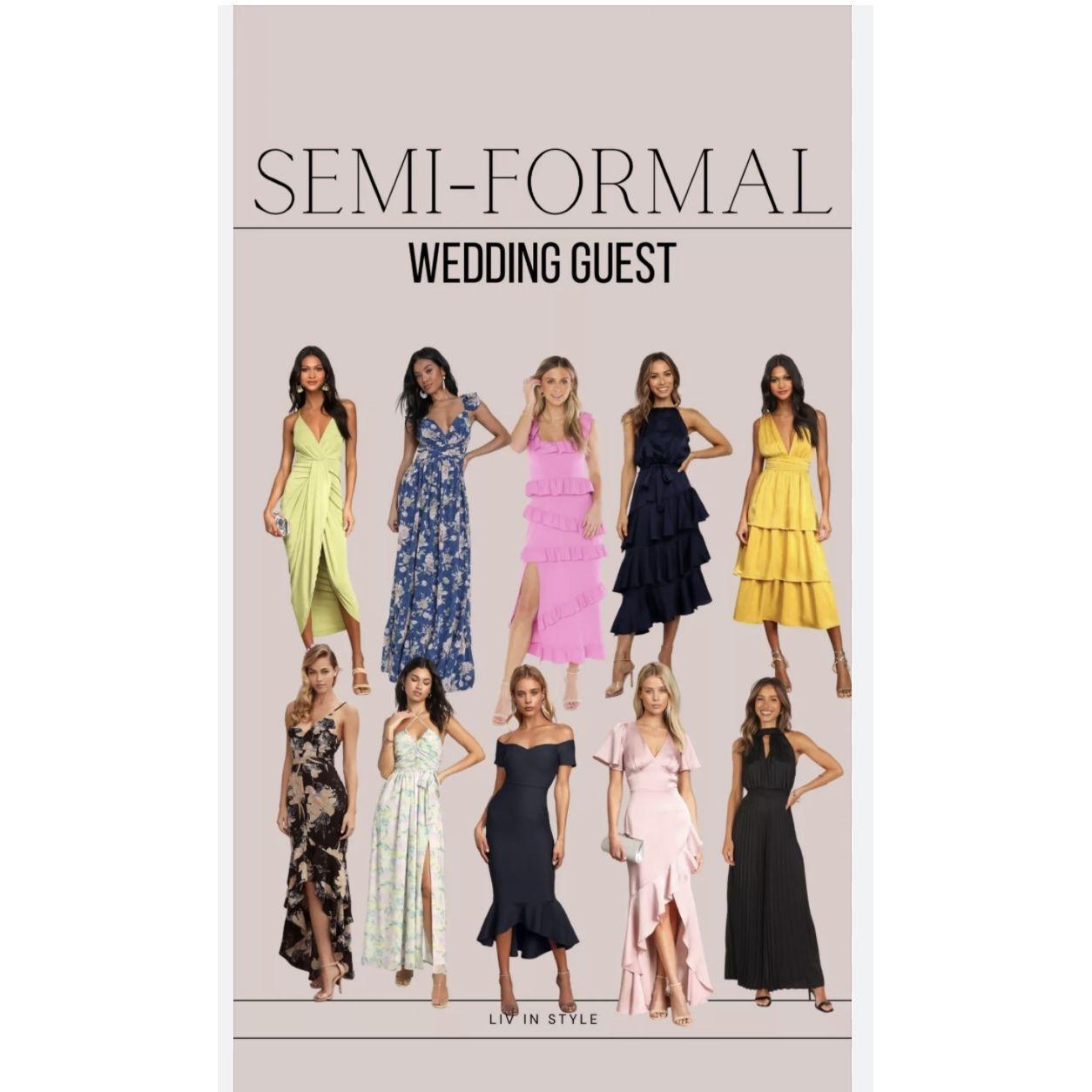 Semi-Formal Dress Examples