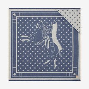 Hermes Tipi Burnou jacquard blanket