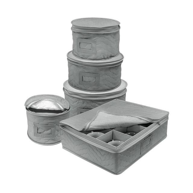 Sorbus Dinnerware Storage 5-Piece Set for Protecting or Transporting Dinnerware