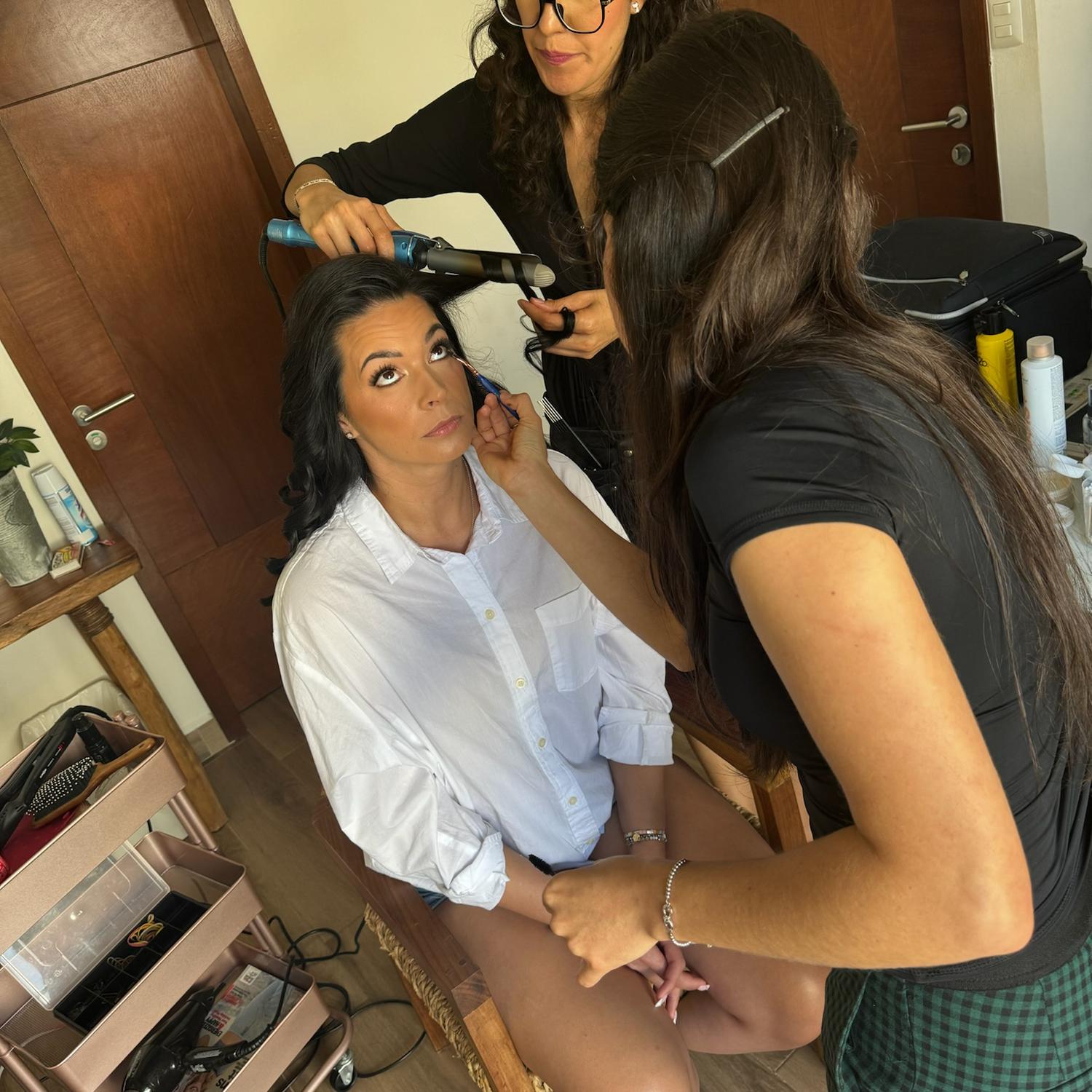 Hair and make up trial