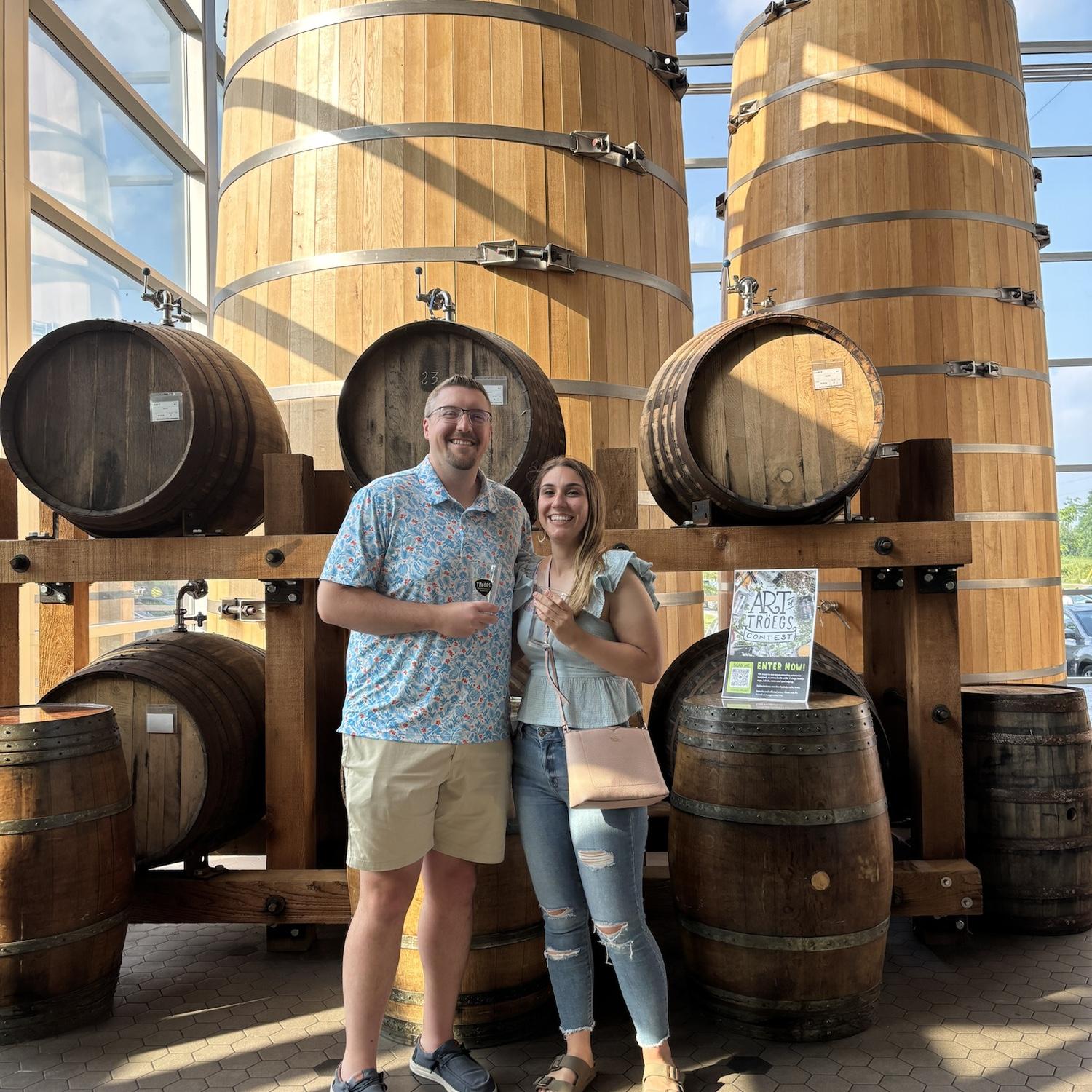Both have enjoyed getting out and exploring new breweries around MD and PA!