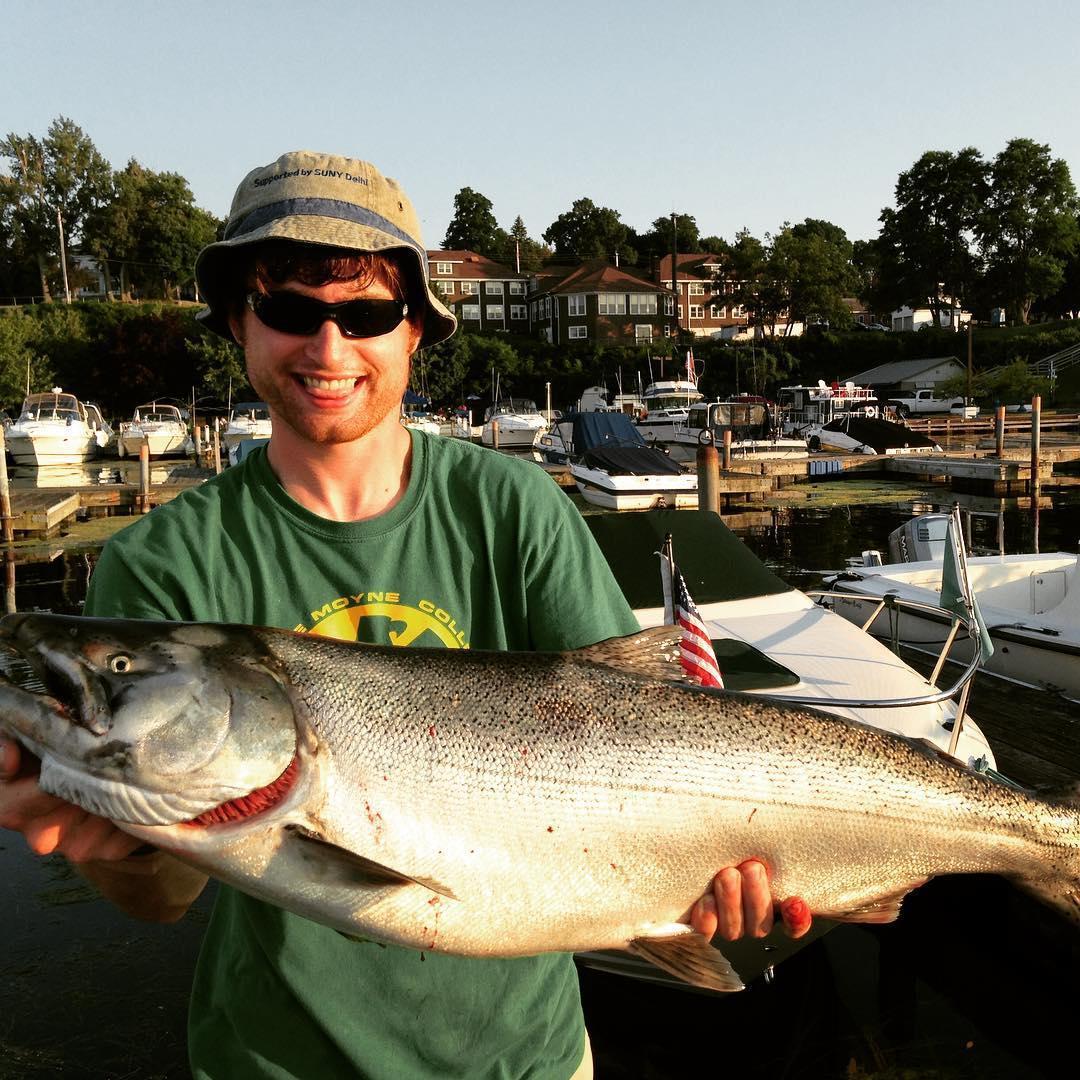 What a catch! Salmon out of Lake Ontario