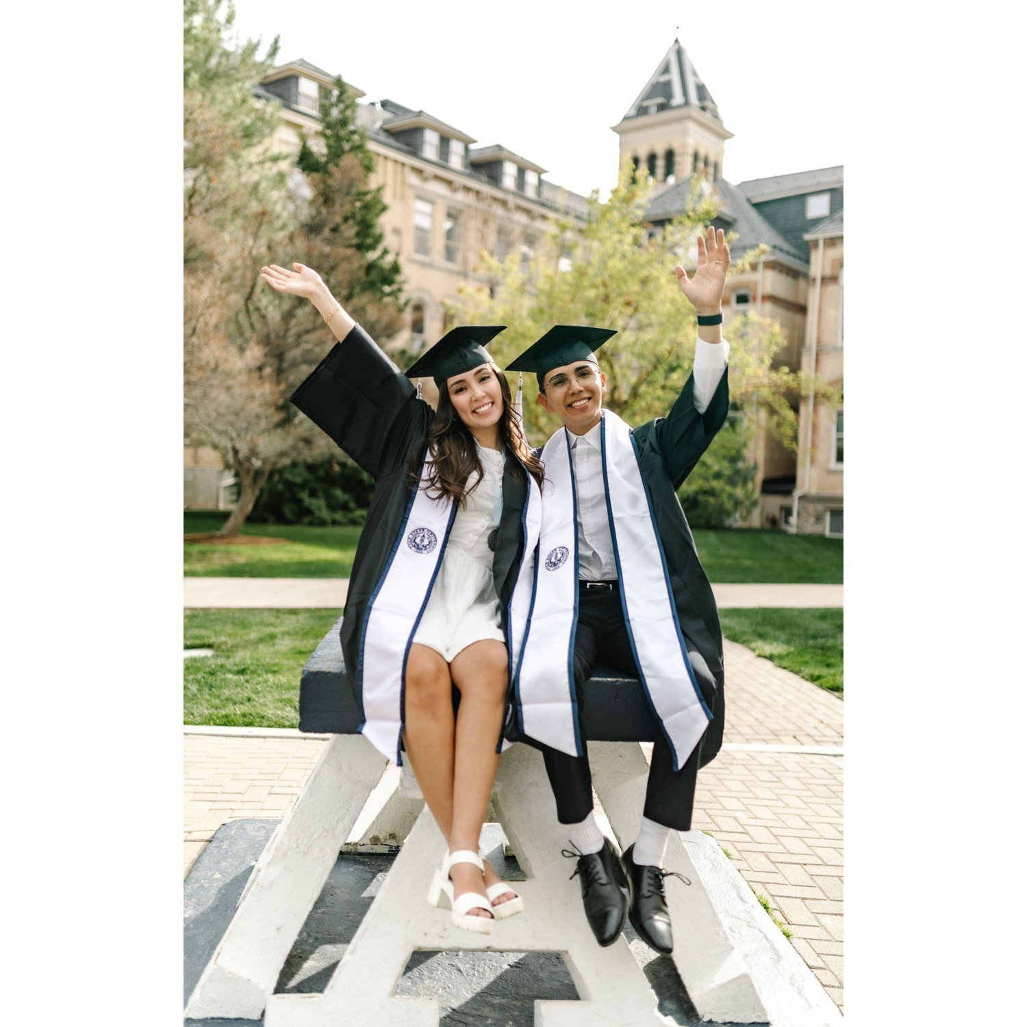 We graduated Utah State together
