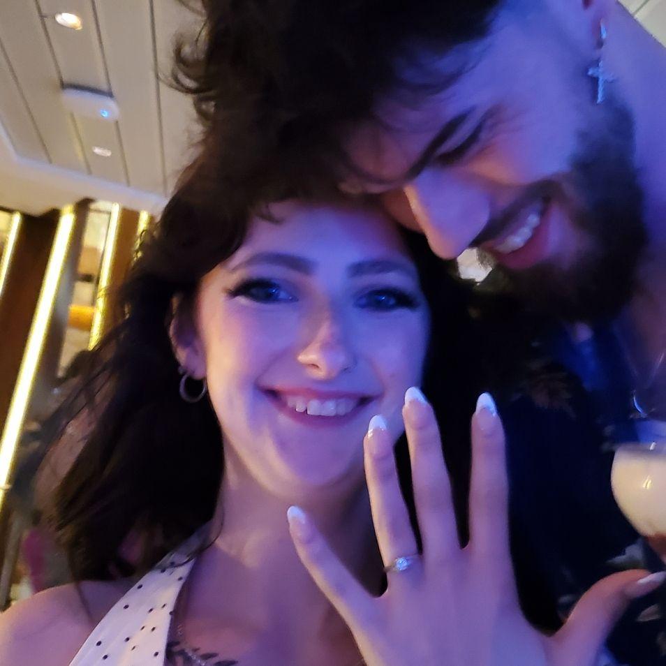 5 minutes after I said YES!!!