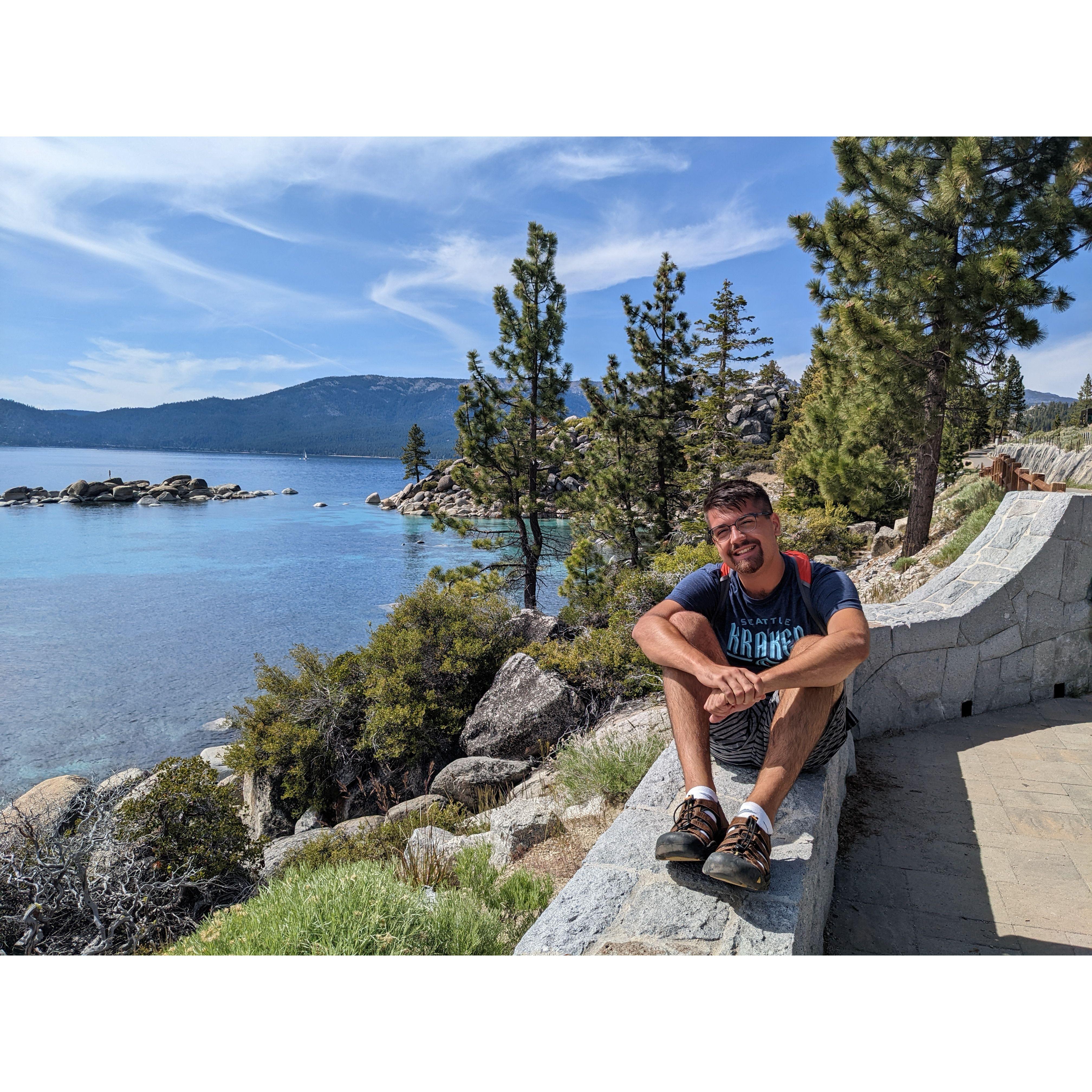 First big trip! Went to Reno NV for Elianah's wedding (Ellie's bridesmaid) and got to spend a day at Lake Tahoe! 06/07/22