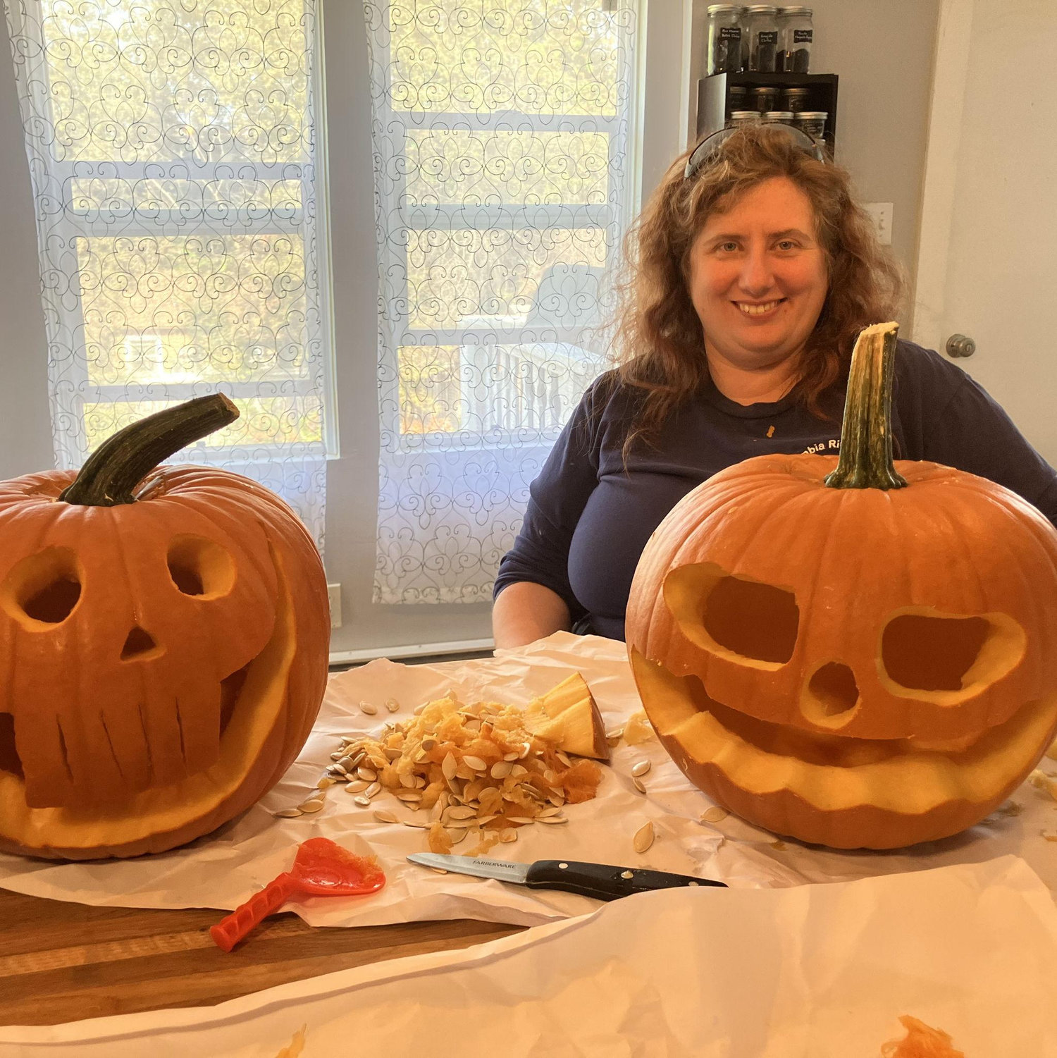 Pumpkin carving.