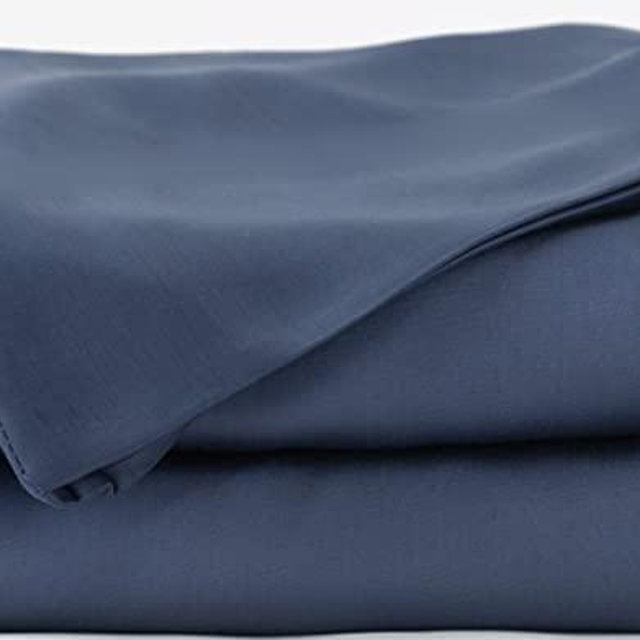 HotelSheetsDirect Bed Sheets Set - 1600 Thread Count, 4 Pieces (1 Flat, 1 Fitted Sheet, 2 Pillow Cases) - 100% Bamboo Sheet Sets, California King - Navy Blue