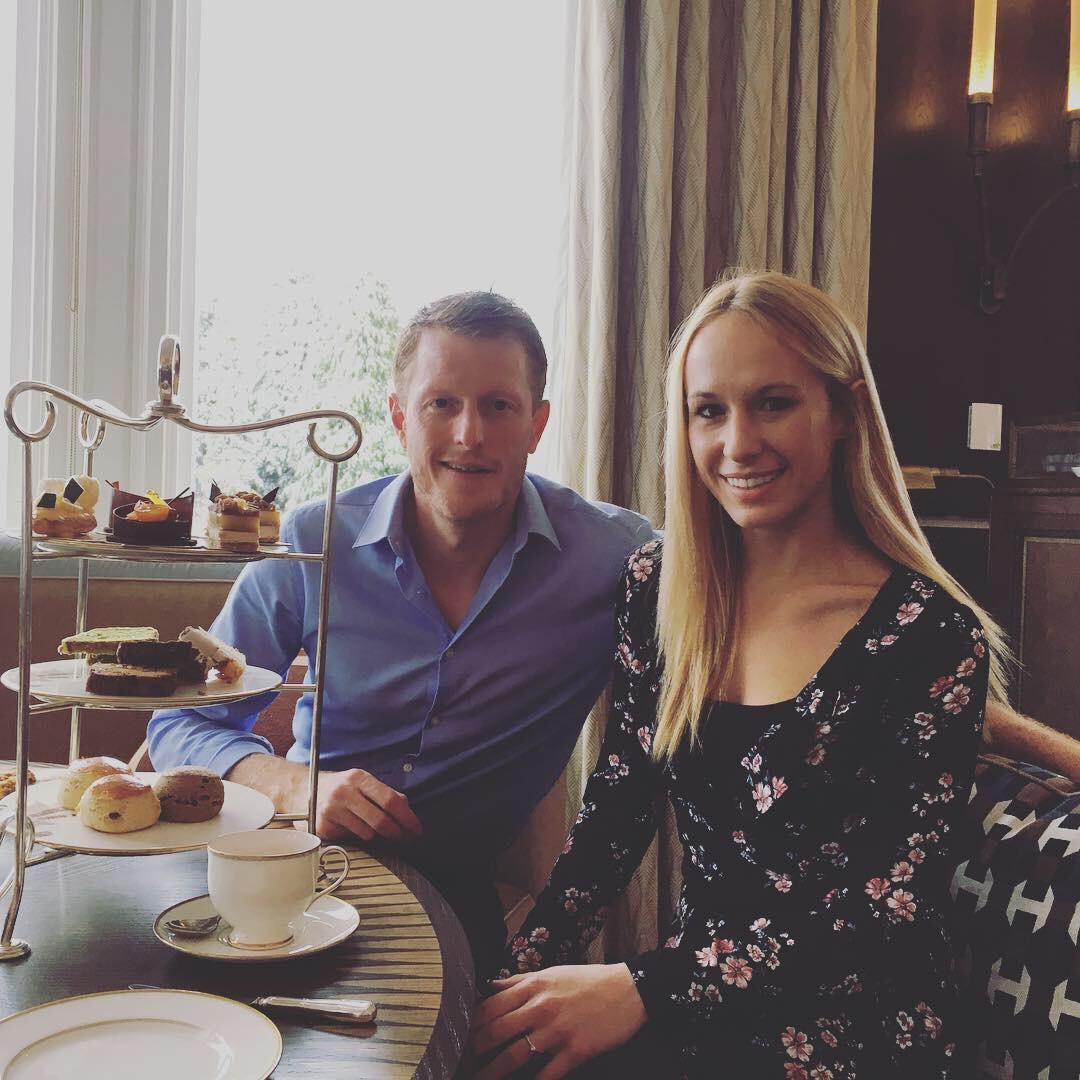 High tea at Gleneagles, Scotland
