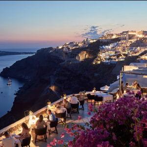 Dinner for Three Nights in Santorini