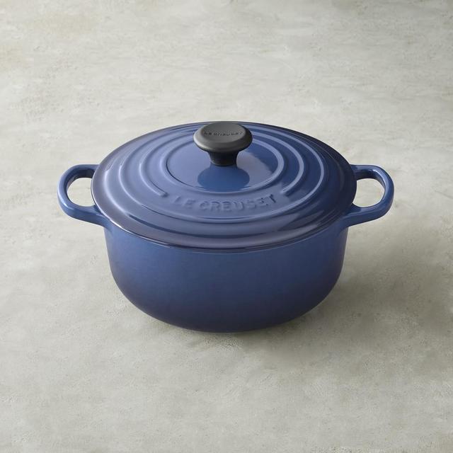 Le Creuset Signature Cast-Iron Round Dutch Oven, Lapis, 2 3/4-Qt.