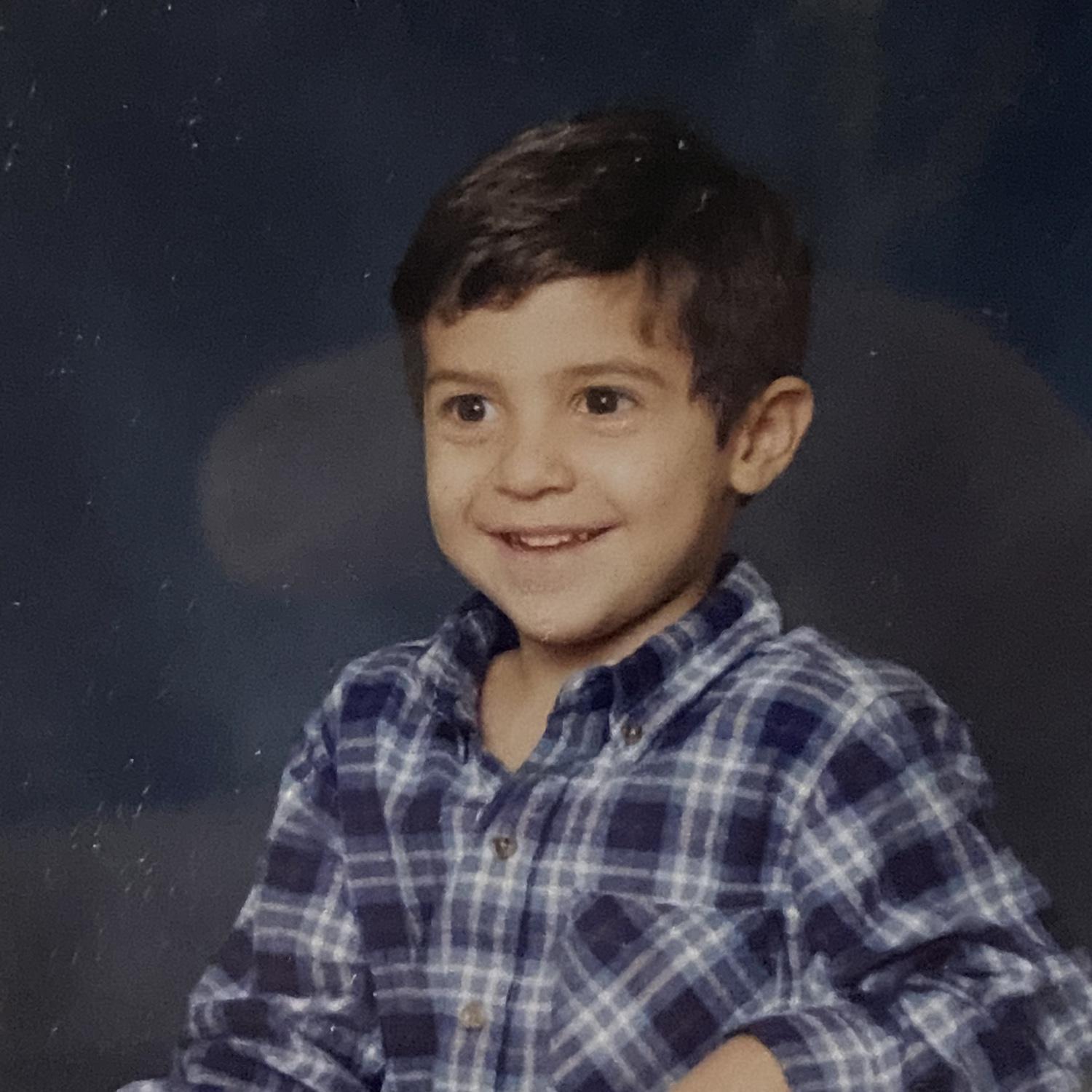 Xavier as a kid.
