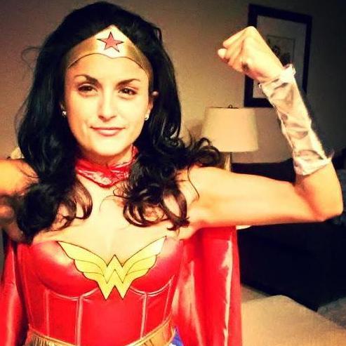 My own personal Wonder Woman. Halloween, 2015.