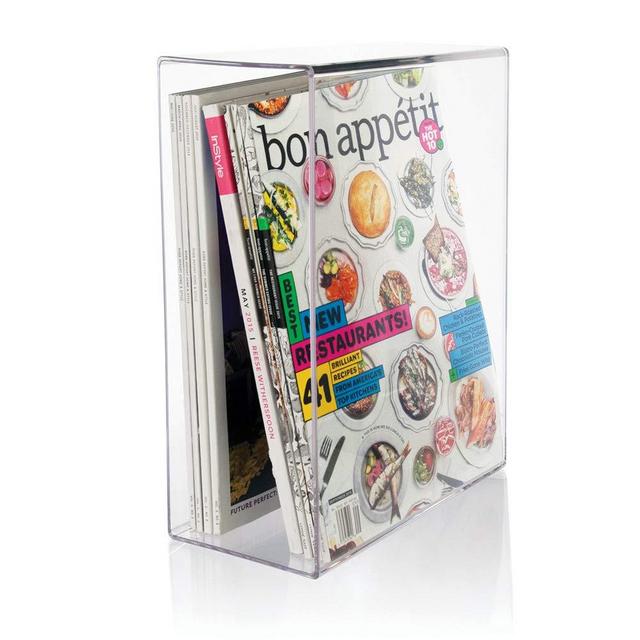 US Acrylic - STORi Clear Plastic Magazine Holder