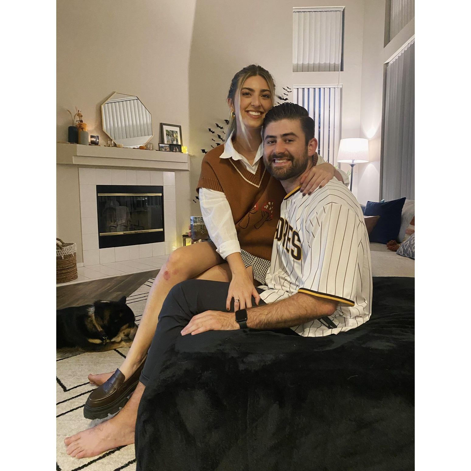 Our first apartment in San Jose, CA