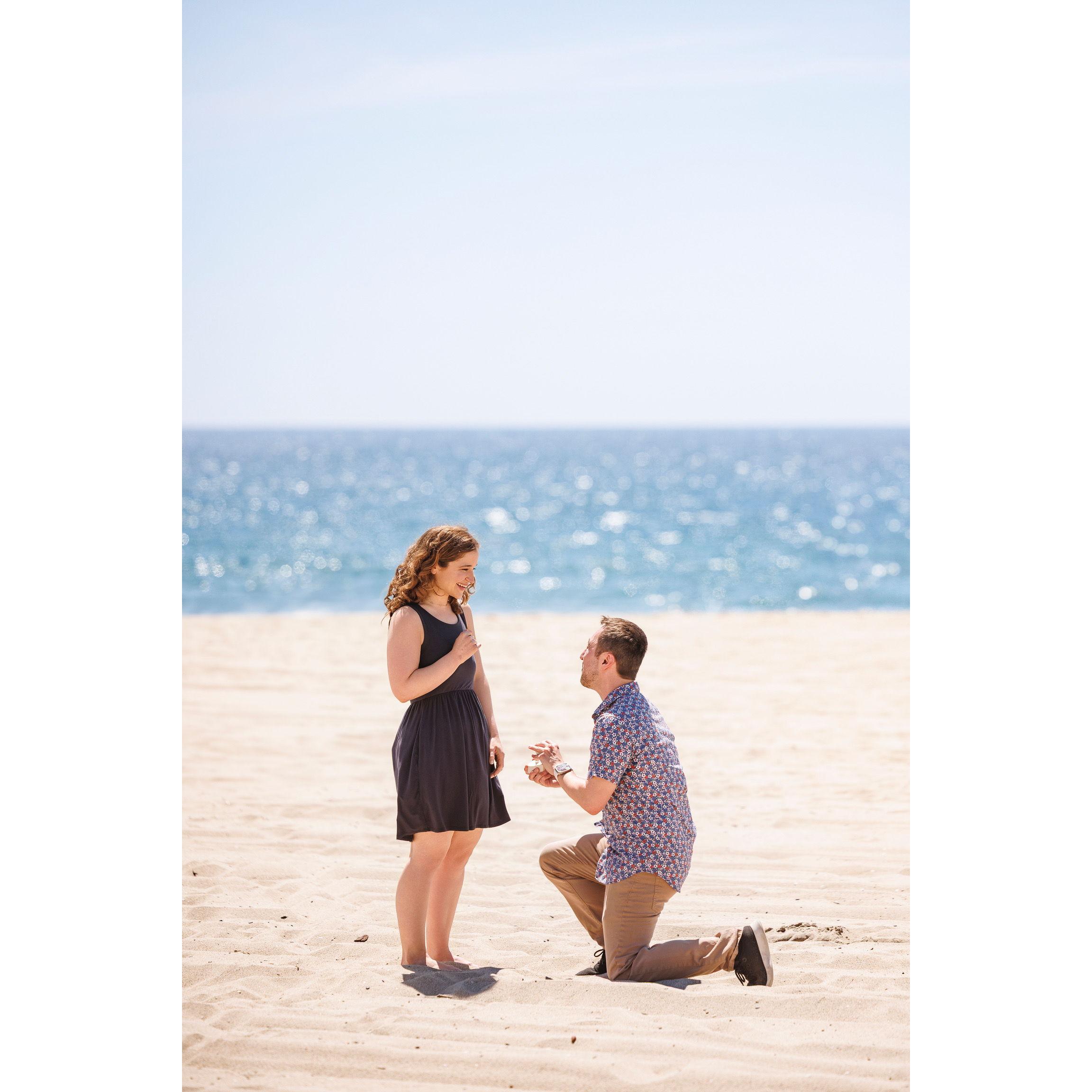 Brett asking Heather to spend forever with him, and Heather saying "Duh!"