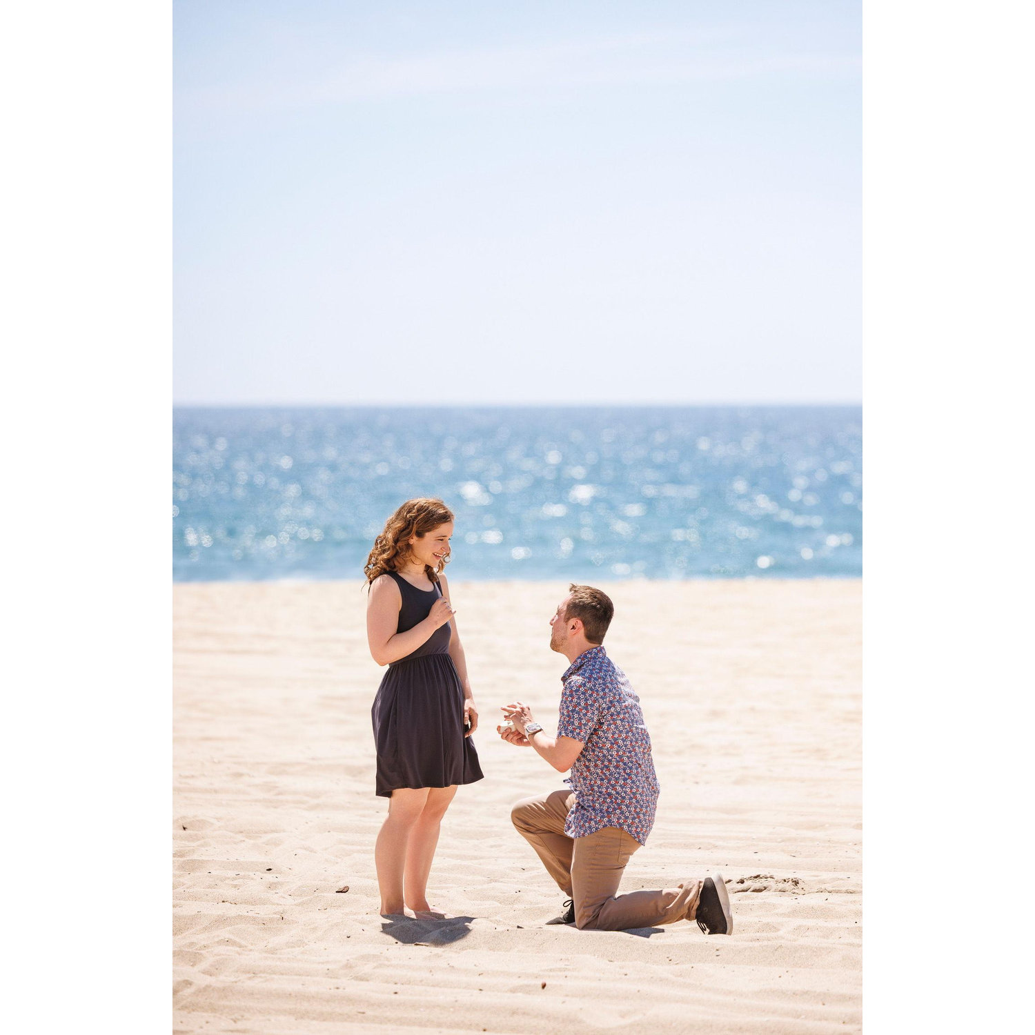 Brett asking Heather to spend forever with him, and Heather saying "Duh!"