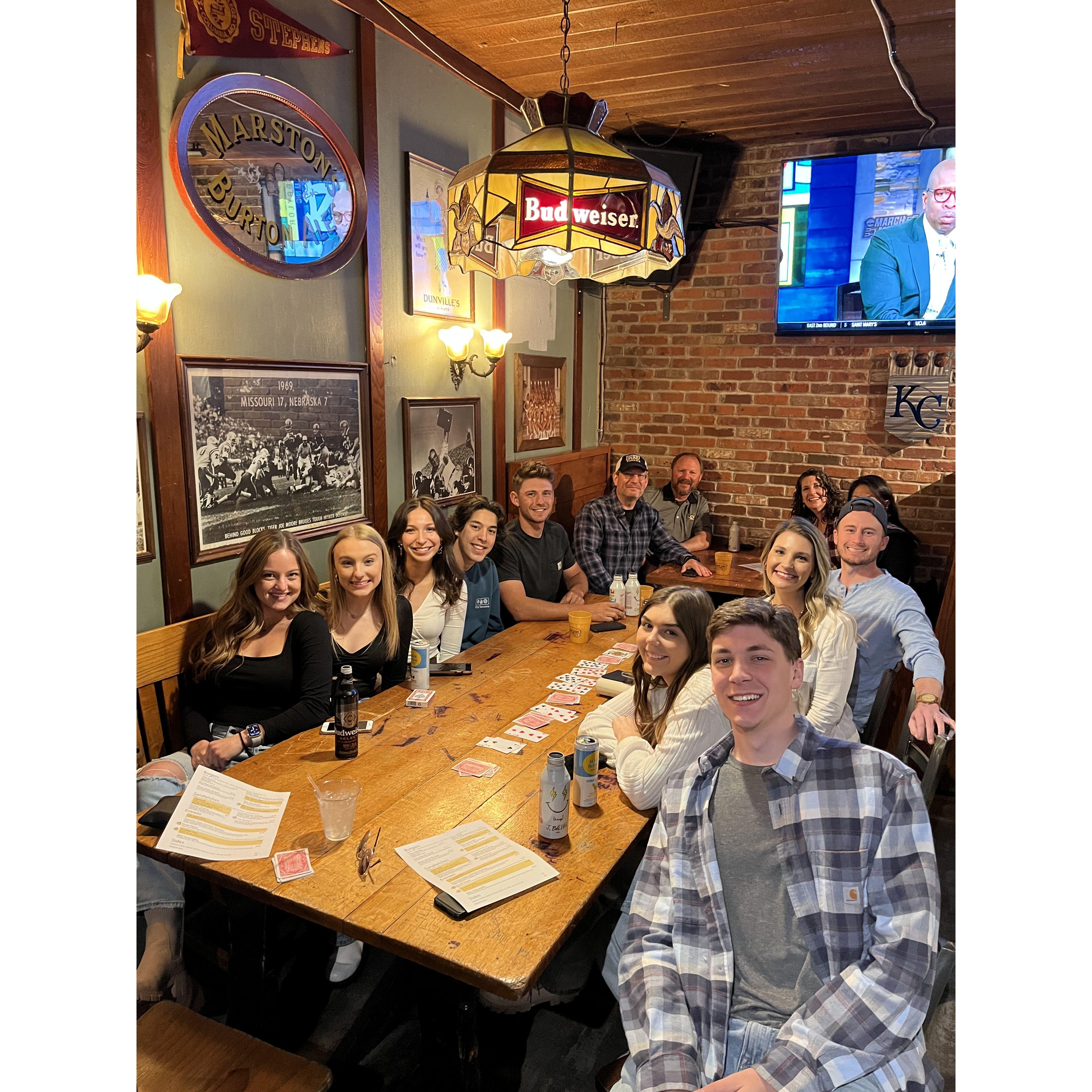 Greg's 21st at Mizzou