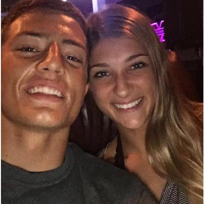 The first picture we ever got together, it was our second date.