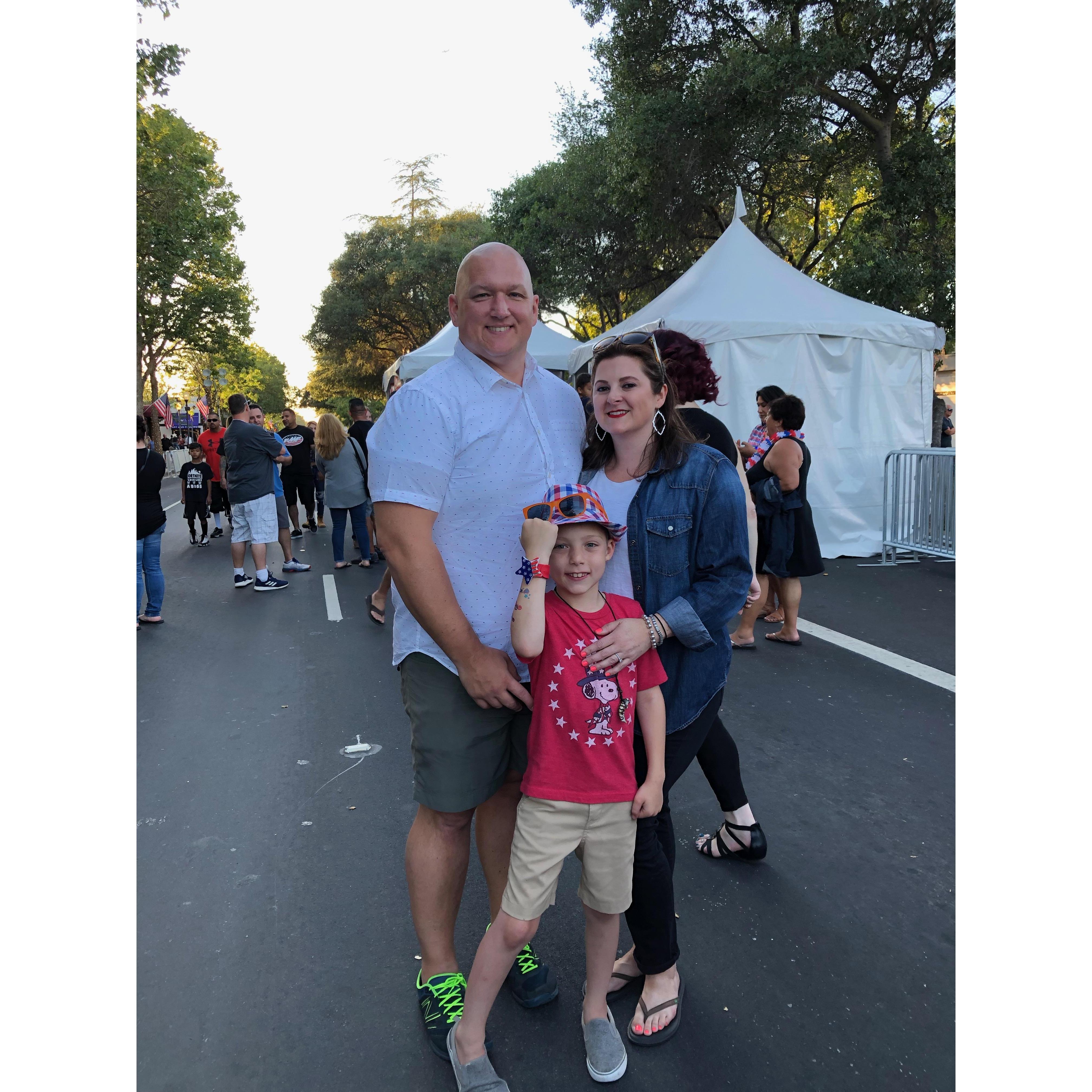 4th of July festivities in Morgan Hill, CA (2019)