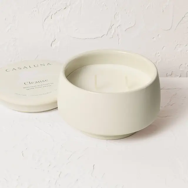 2 Wick Lidded Cleanse Jar Candle 7.5oz - Casaluna™