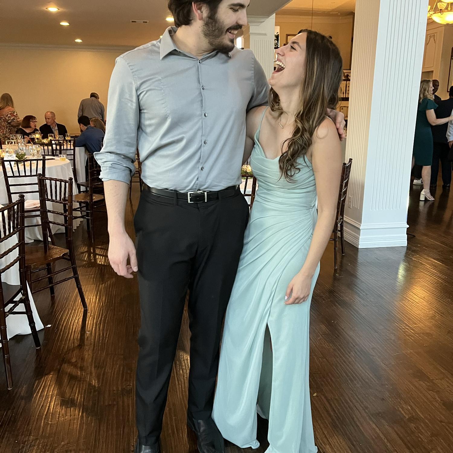 Our first wedding we attended together!