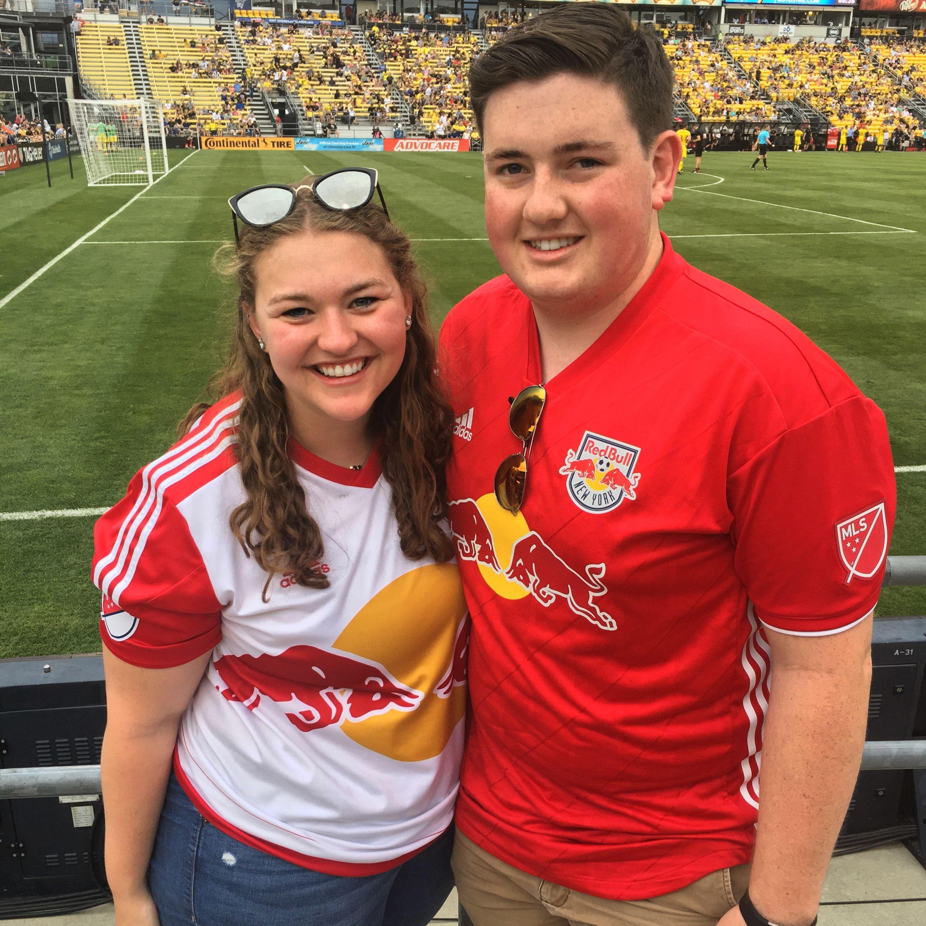 Watching the NY Red Bulls play the Columbus Crew (June 2018)