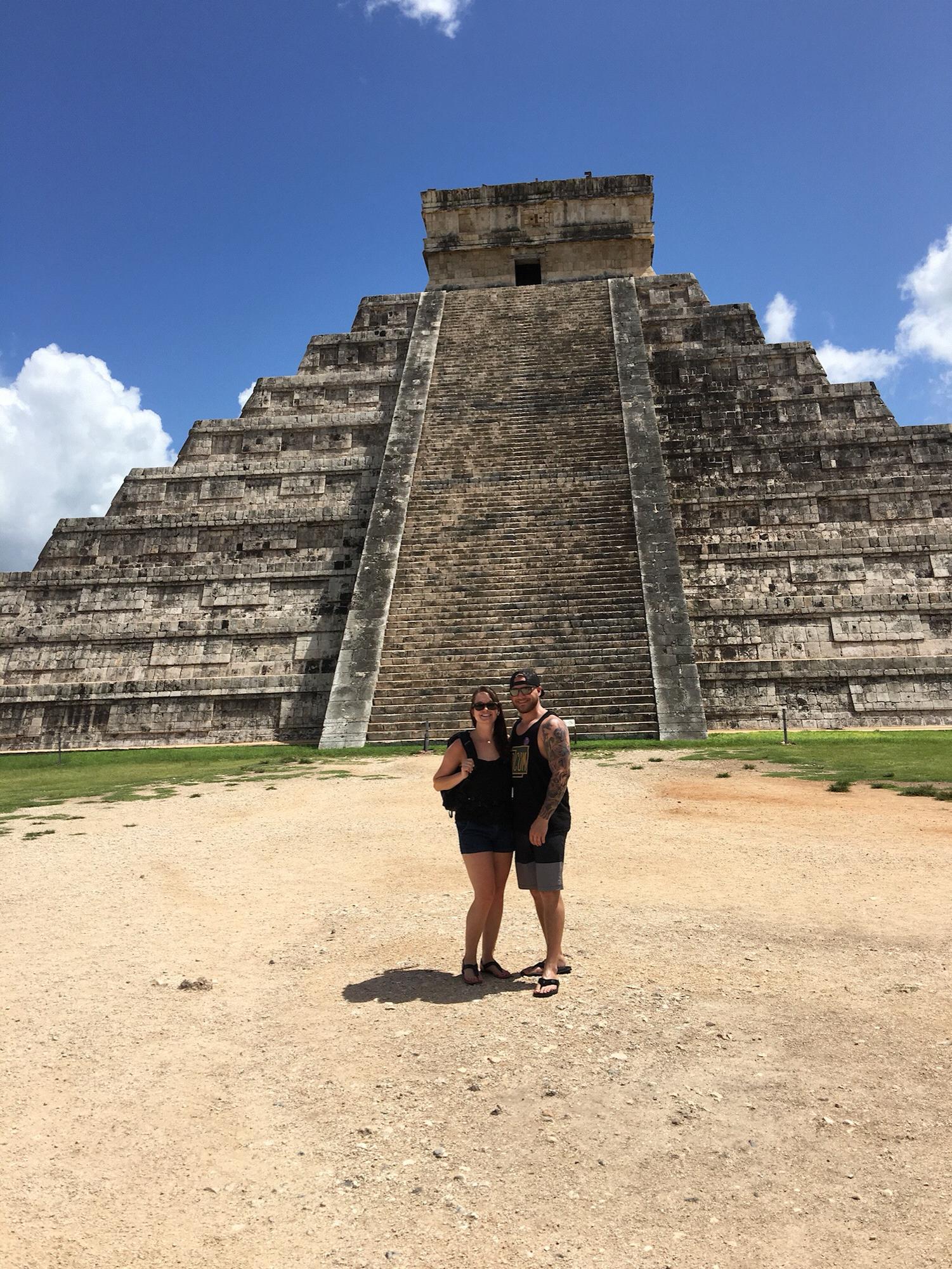 Our first international trip together was to one of the eight wonders of the world- Chichen Itza Yucatan Peninsula, Mexico.