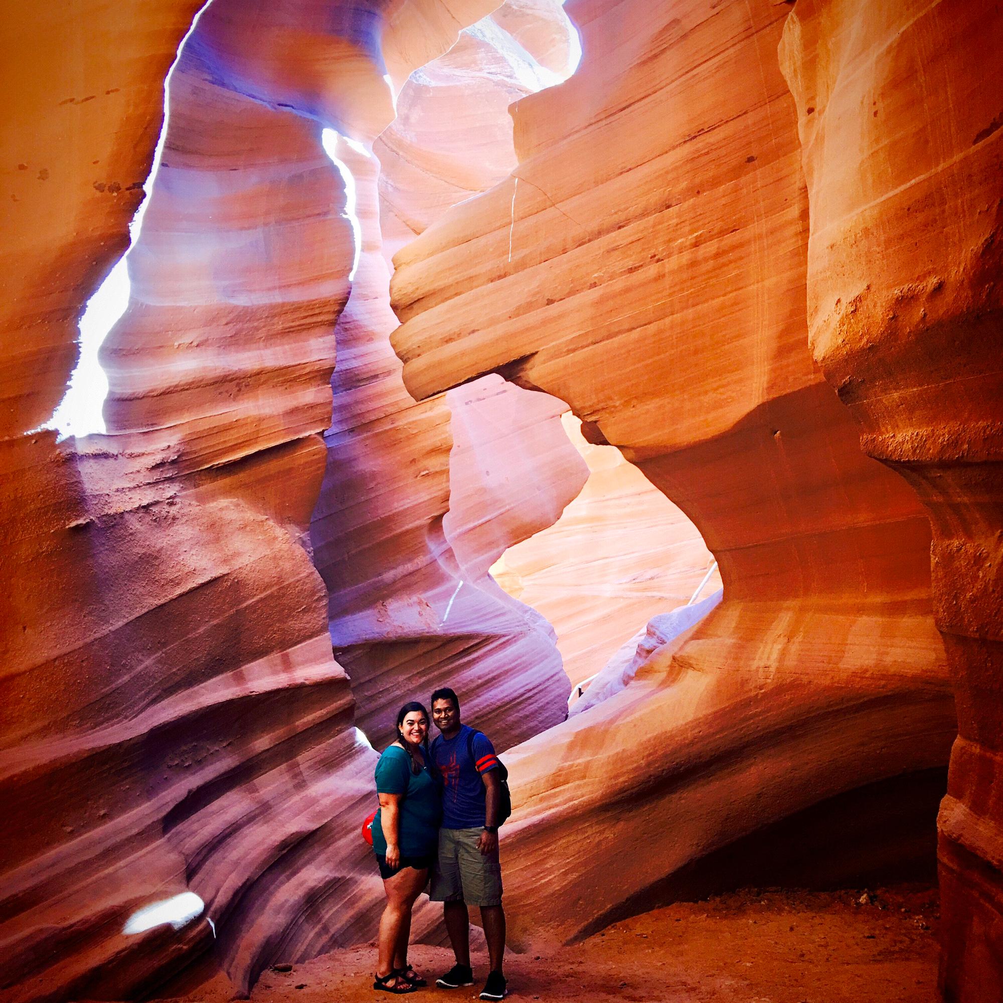 Lower Antelope Canyon in Page, AZ - September 2016