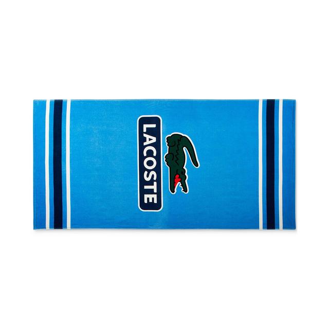 Lacoste Home Croc Badge Signature Cotton Beach Towel