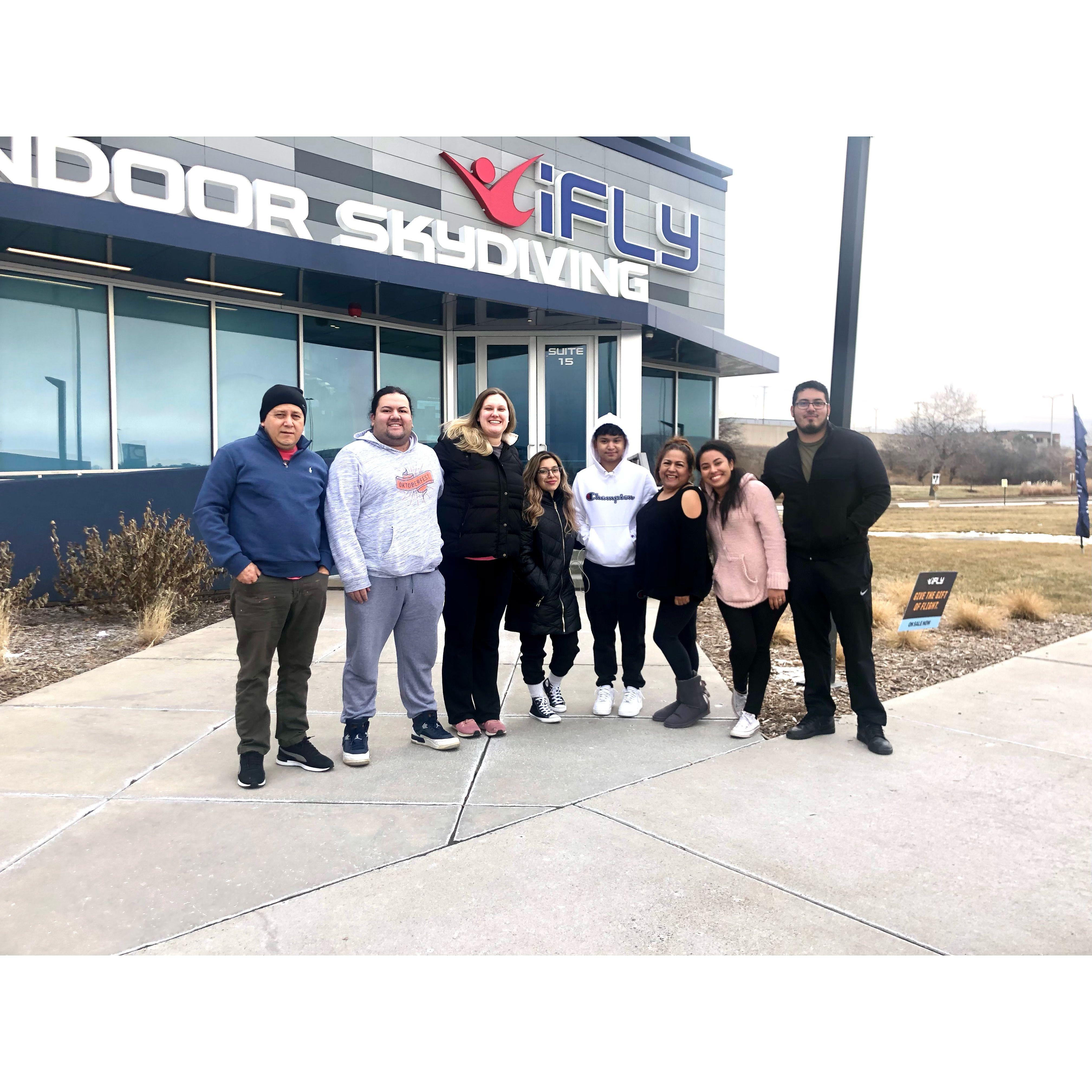 Indoor skydiving with family! (Christmas Day 2021)