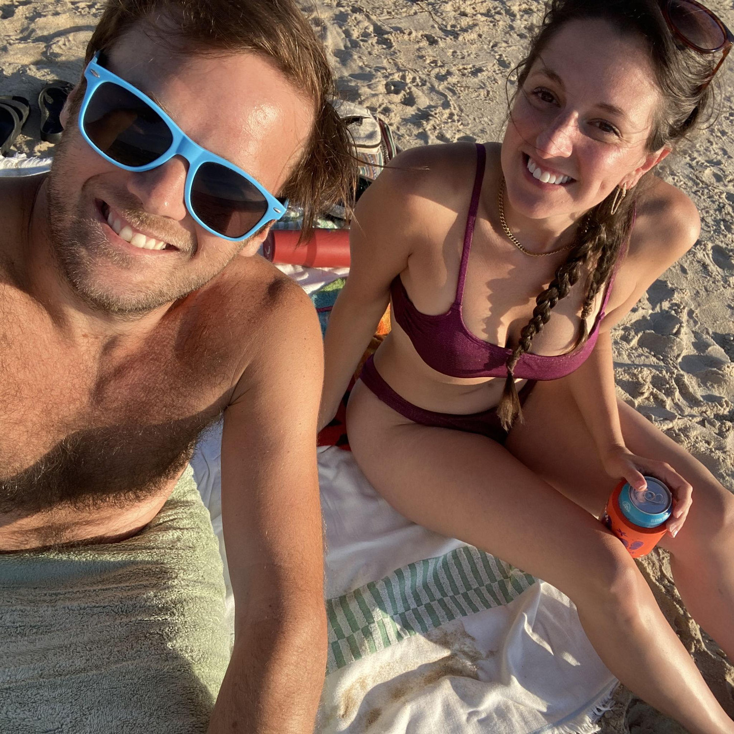 Cam's first trip down to VA beach to visit Abby while on internship (of many!) #breezeairways