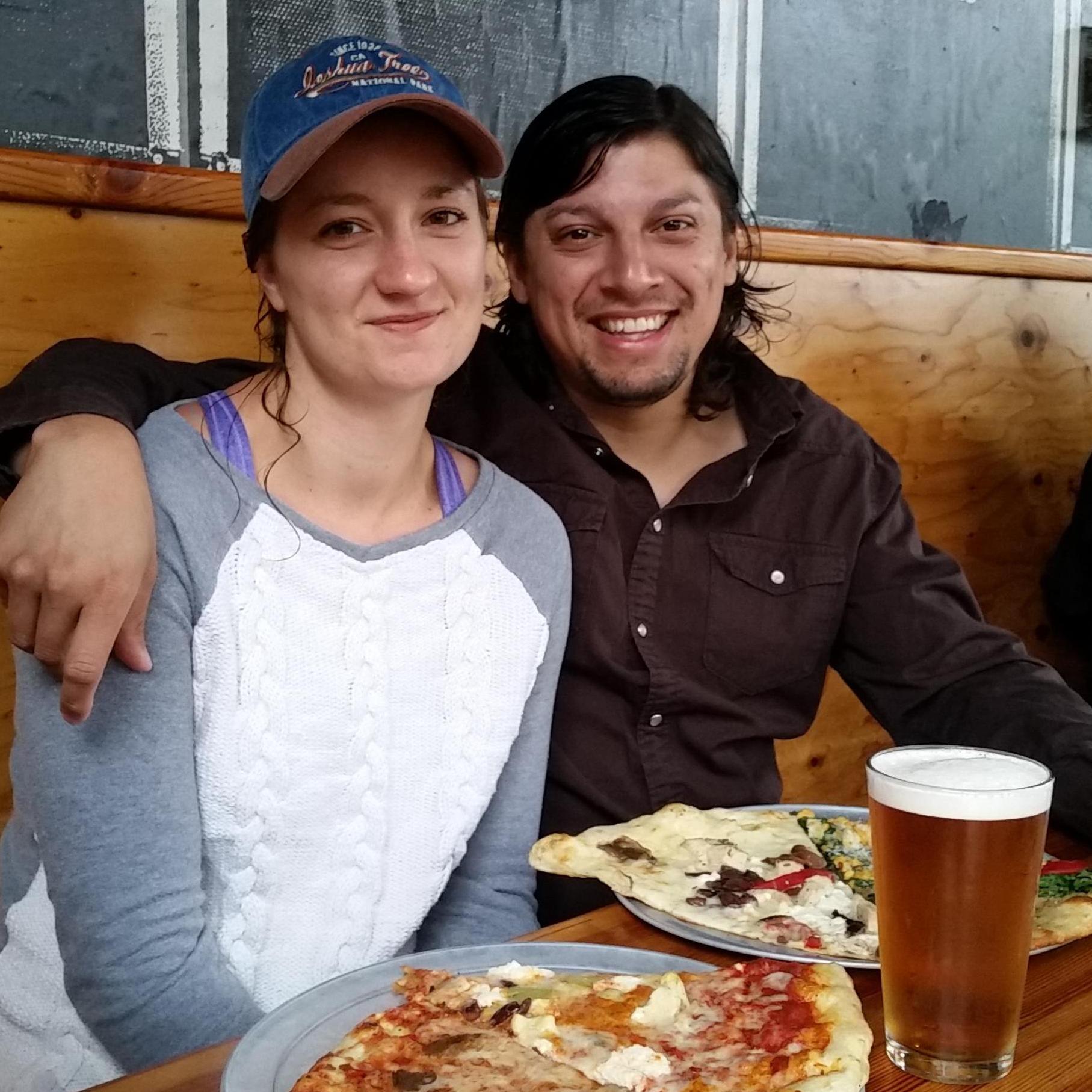 Our favorite place to hide from the Portland rain is a famous pizzeria Sizzle Pie.