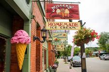 Shops and stores in town