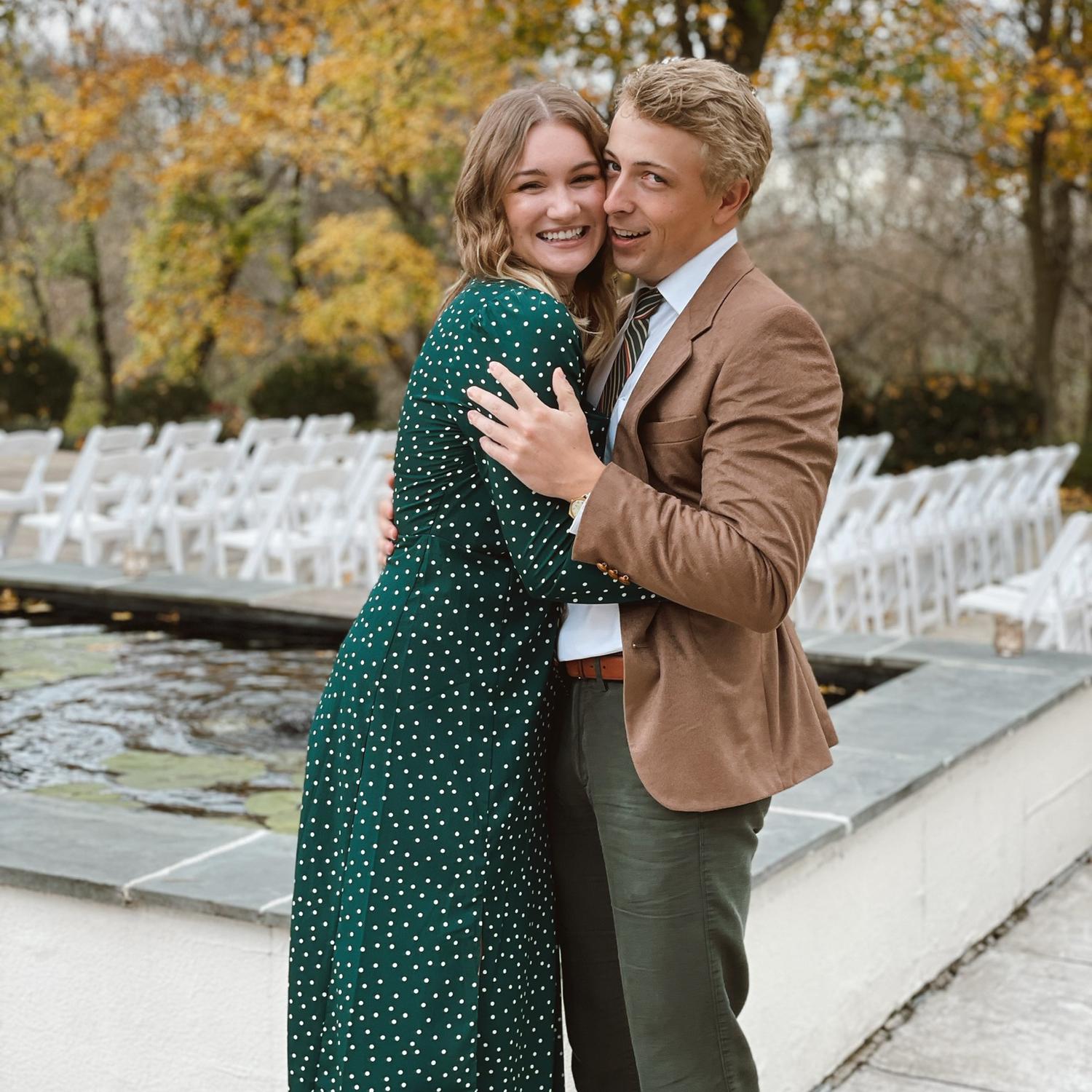 The first wedding we attended together!