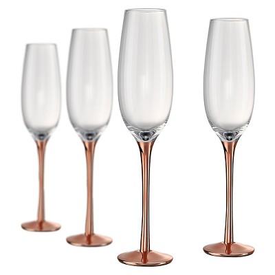 Artland® Coppertino 4pc Champagne Flutes Copper